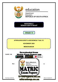 Afrikaans FAL P3 Nov 2009 Memo.pdf